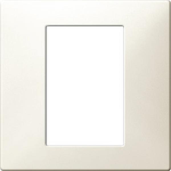 Merten Zentralplatte für Universal Temperaturregler-Einsatz mit Touch-Display weiß, System Fläche MEG5775-4044