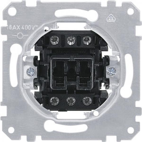 Merten Wippschalter-Einsatz, Aus, 3-polig mit Schraubklemmen, Schraubklemmen 311300