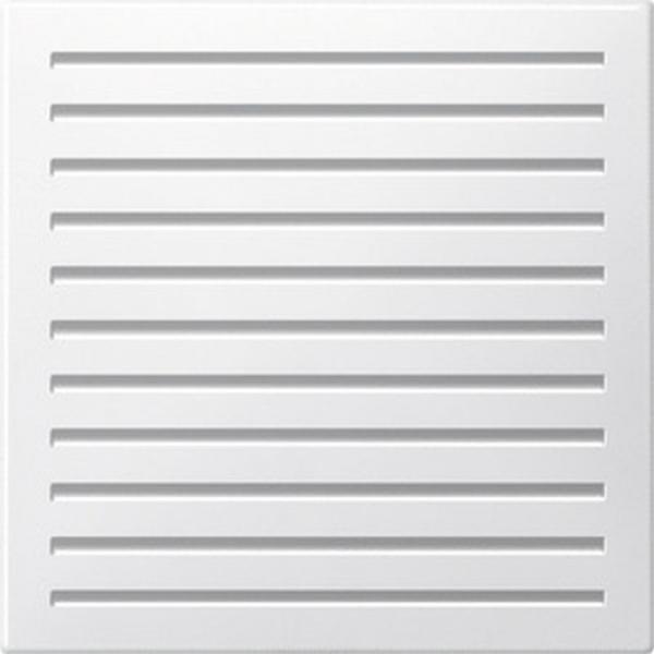 Merten Zentralplatte fŸr akustischen Signalgeber, polarwei§ gl_nzend, System M MEG4450-0319