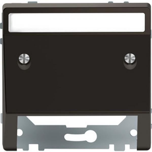 Merten Schr_gauslass mit Schriftfeld, Anthrazit, System Design MEG4540-6034