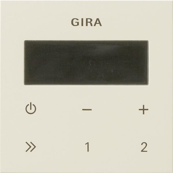 Gira Bedienaufs. UP-Radio RDS System 55 Cremeweiß 248001