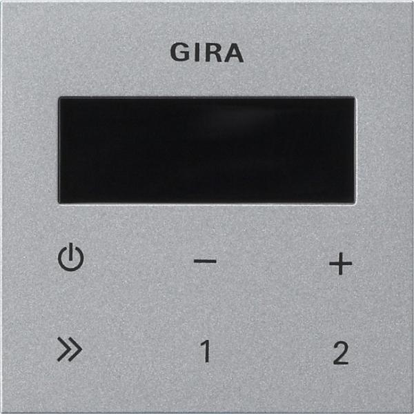 Gira Bedienaufs. UP-Radio RDS System 55 F Alu 248026