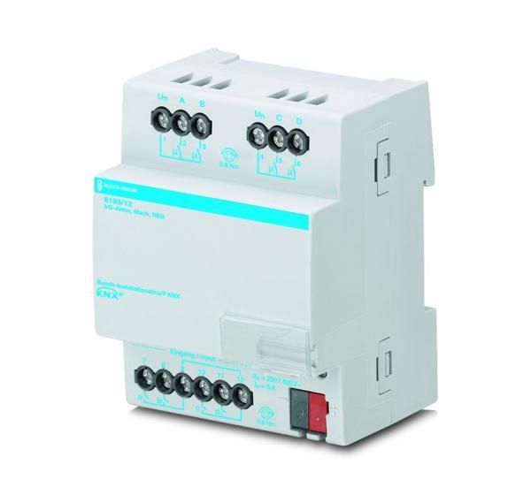 B+J Busch-Installationsbus¨ KNX, REG-Aktoren, I/0-Aktor, 4-fach,  6193/12