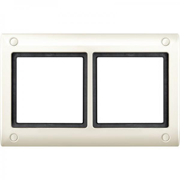Merten AQUADESIGN-Rahmen mit Verschraubung, 2fach, weiß 401244