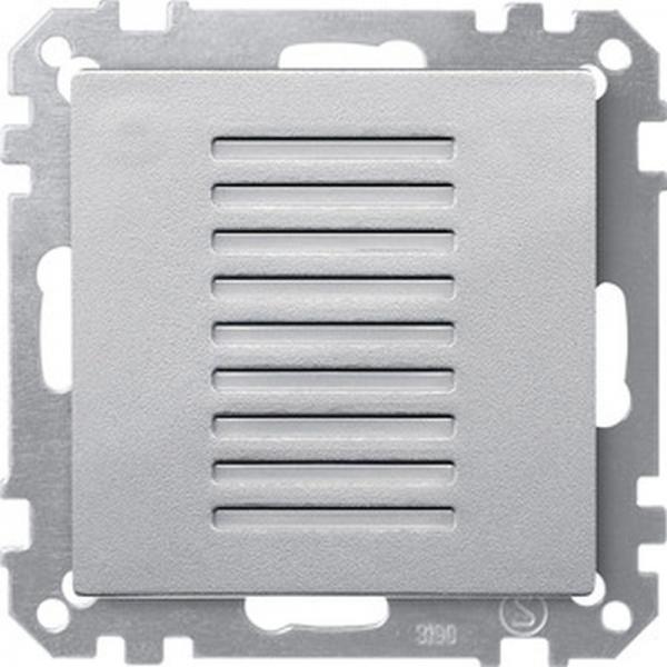Merten Raumtemperaturregler für den Objektbereich, aluminium, System M MEG6221-0460