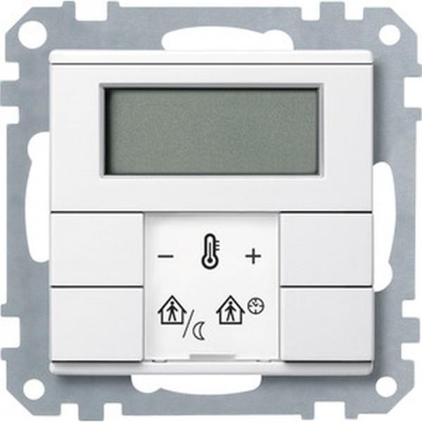 Merten Raumtemperaturregler mit Display, polarweiß, System M MEG6241-0419
