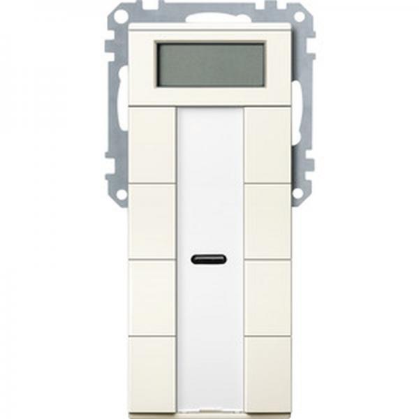 Merten Taster 4fach plus mit Raumtemperaturregler, weiß, System M MEG6214-0444