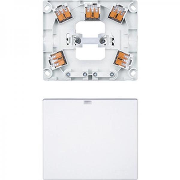 Merten Herd- und Ger_teanschlussdose UP mit 2 Ausg_ngen und Steckklemmen, polarwei§ MEG1010-9019