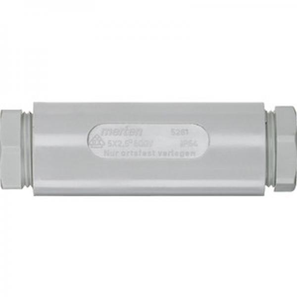 Merten Kabelverbindungsmuffe, 5 x 2,5 mm2, grau 526129