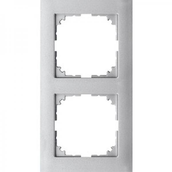 Merten M-Pure-Rahmen, 2fach, aluminium MEG4020-3660