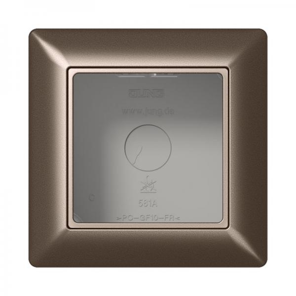 Jung A500 Aufputz-Gehaeuse 1fach Mokka AS581AMO