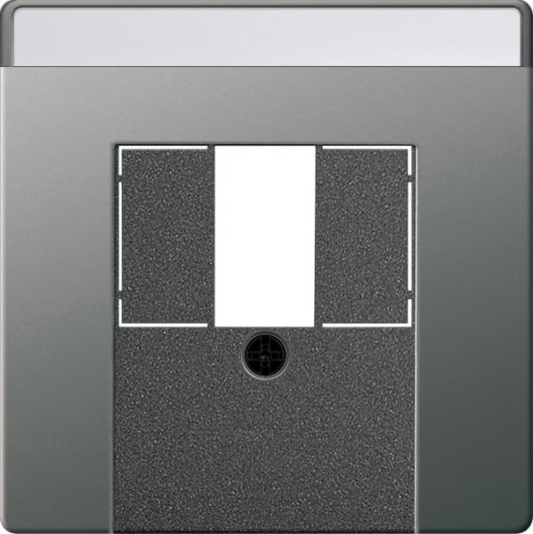 Gira System 55 TAE Abdeckung Edelstahl 0876600