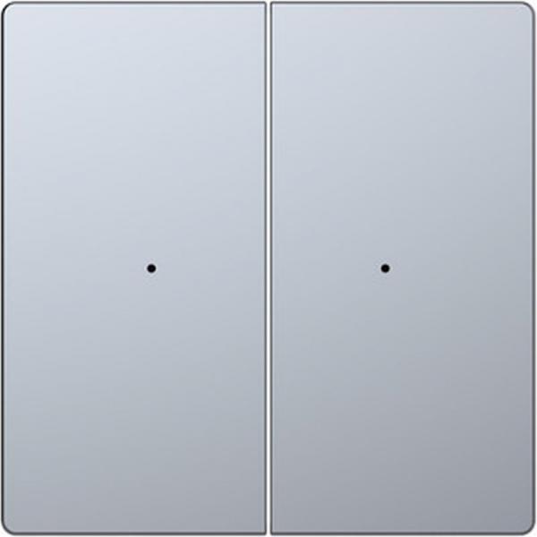 Merten Wippen fŸr Taster-Modul 2fach, Edelstahl, System Design MEG5220-6036