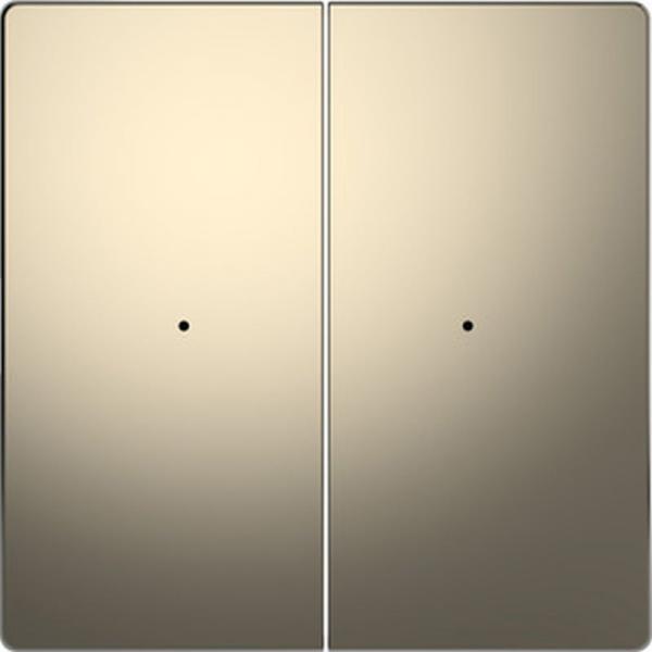 Merten Wippen für Taster-Modul 2fach, Nickelmetallic, System Design MEG5220-6050
