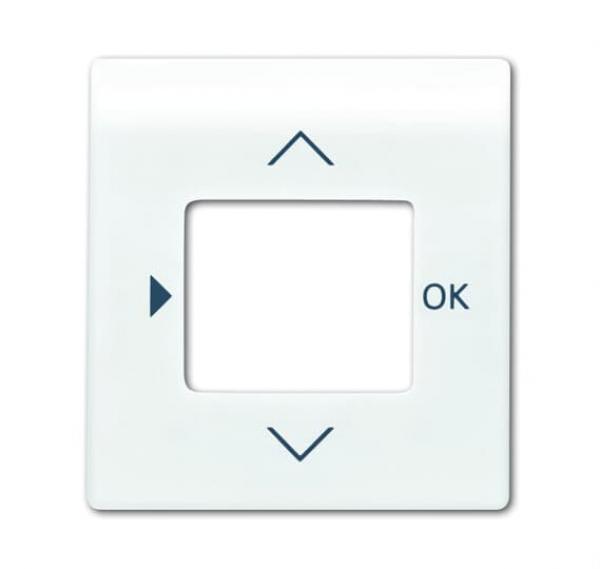 B+J impuls, Zentralscheibe fŸr Busch-Timer¨ Bedienelement, alpinwei§ 6435-74