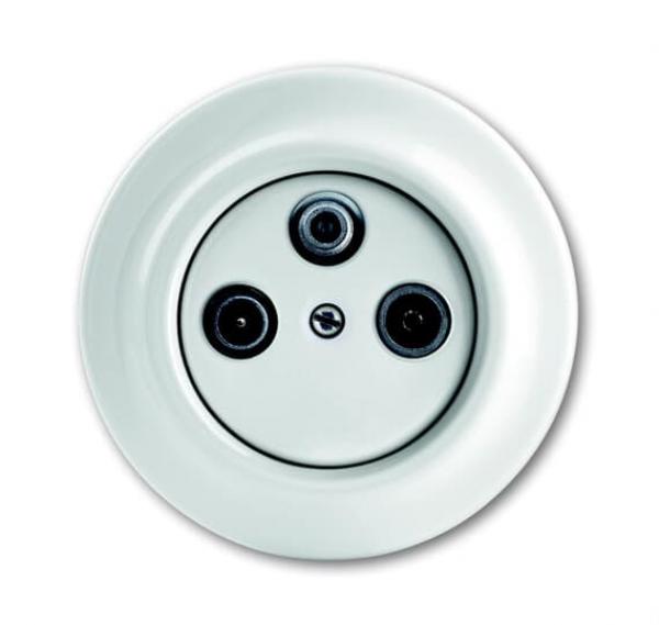 B+J Decento¨, Datenkommunikation- Zentralscheibe Antenne, studiowei§ 1743 J-64