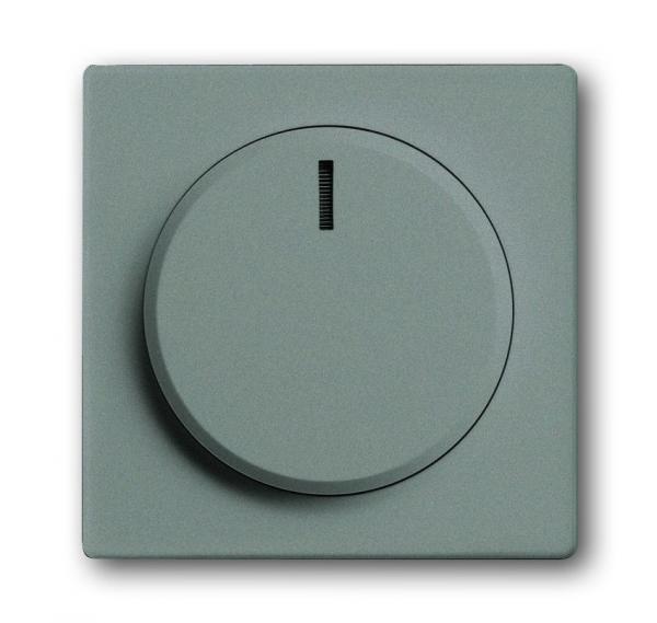 B+J solo®, Bedienelement für Drehdimmer, graumetallic 6540-803-102