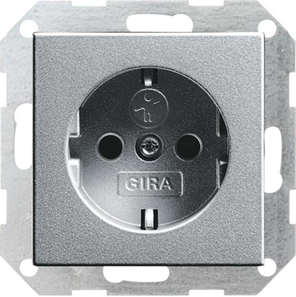 Gira SCHUKO SH o.Kr. System 55 F Alu 275526