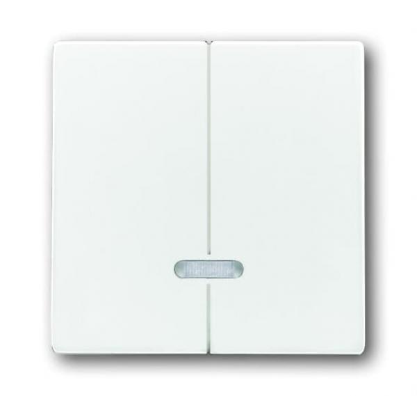B+J future linear, Serien Tastdimmer Abdeckung studioweiß 6545-84
