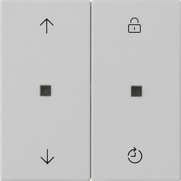 Gira S3000 Bedienaufs. Memory System 55 Grau m 5363015