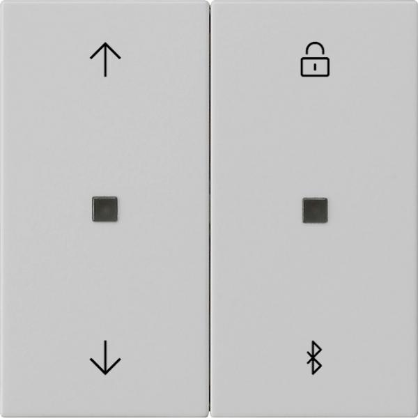 Gira S3000 Jal.- + Schaltuhr BT System 55 Grau m 5367015