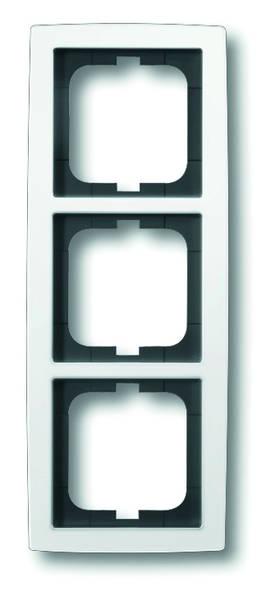 B+J solo¨,  Rahmen 3-fach studioweiss 1723-84