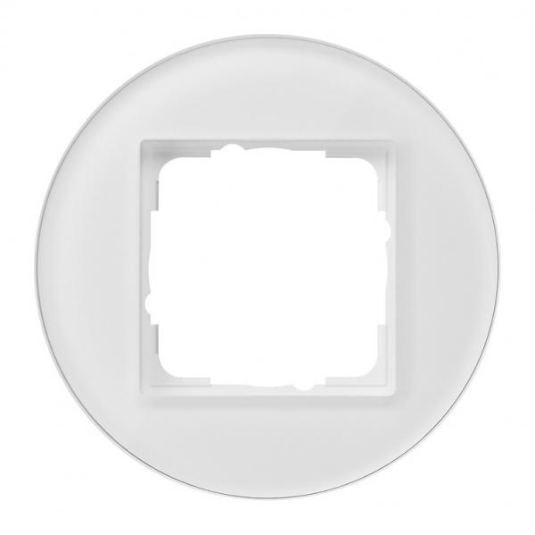 Gira Abdeckrahmen 1f Gira Studio G Weiß 0211130