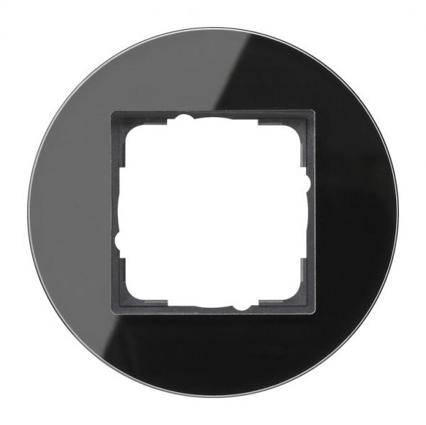 Gira Abdeckrahmen 1f Gira Studio G Schwarz 0211135