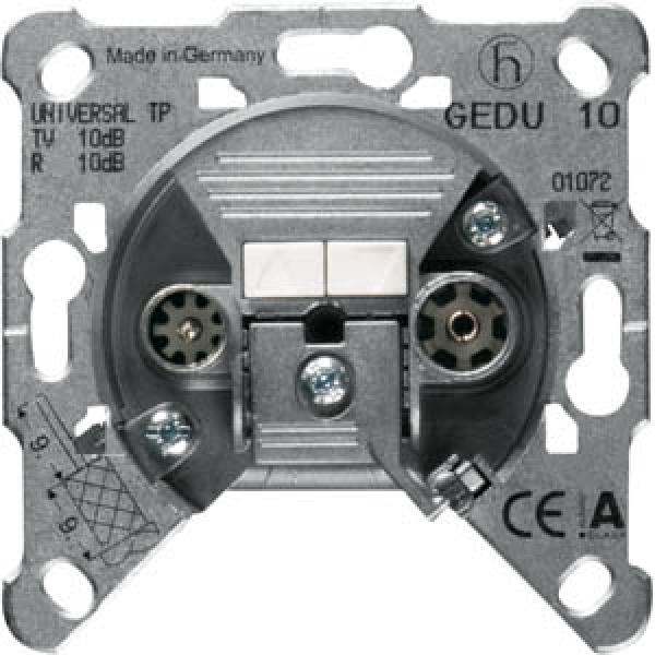 TRIAX-Hirschmann GEDU10 Antennen Steckdose 2loch