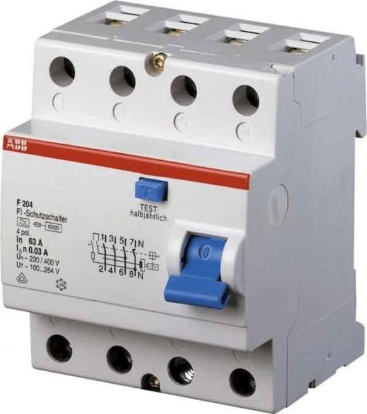 ABB FI-Schutzschalter pro M Compact 63A 0,03A 4polig