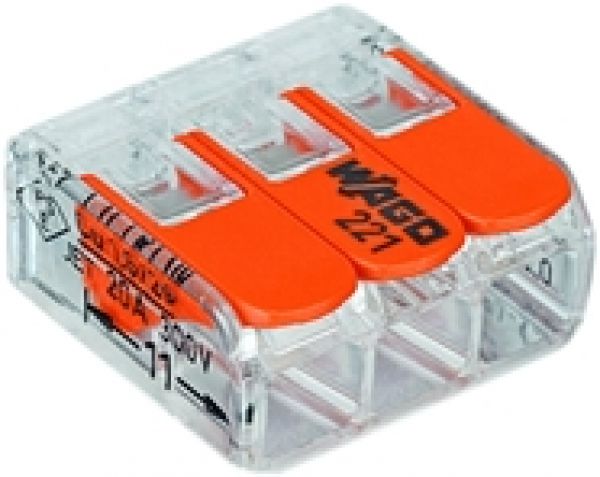 Wago Klemmen 221-413 3polig 50 stk