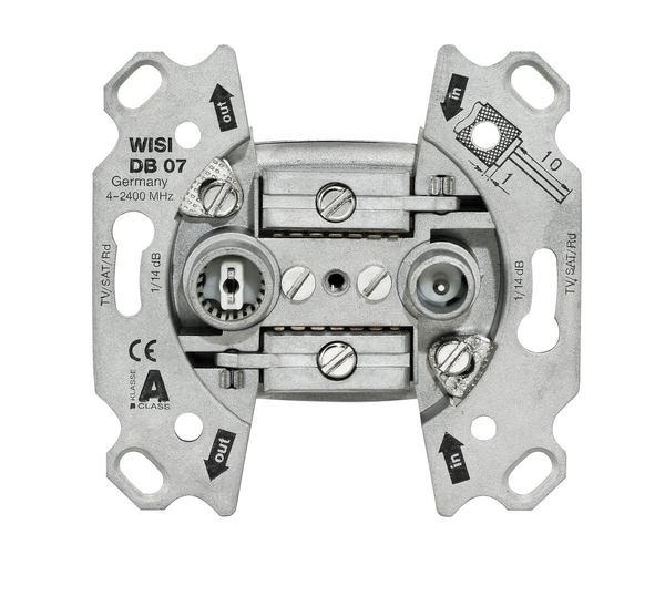 Wisi DB07 Universaldose Durchgangsdose 2-Loch