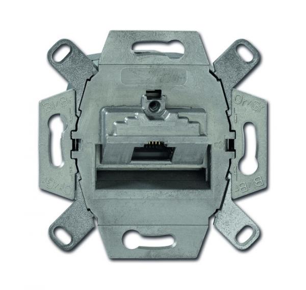 B+J UAE-Anschlussdose,1 x  RJ45, Cat. 6e, geschirmt 0216-102