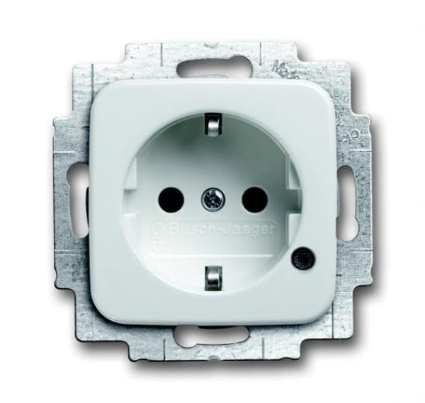 B+J SCHUKO Steckdosen-Einsatz, alpinweiss, SI/Reflex SI, Steckdosen 20 EUCBL-214