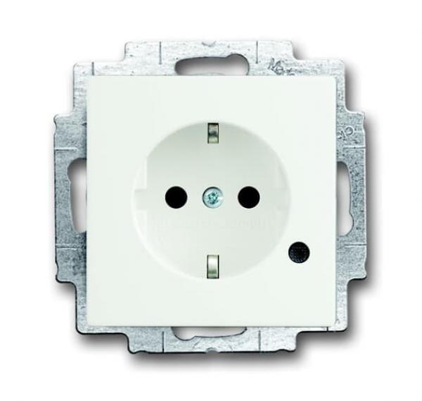 B+J future® linear Steckdosen-Einsatz, studioweiss matt  20EUCBL-884