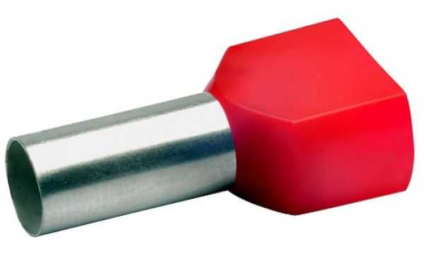 Klauke 876/14 AderendhŸlsen Isoliert 2x10 qmm 100 stk