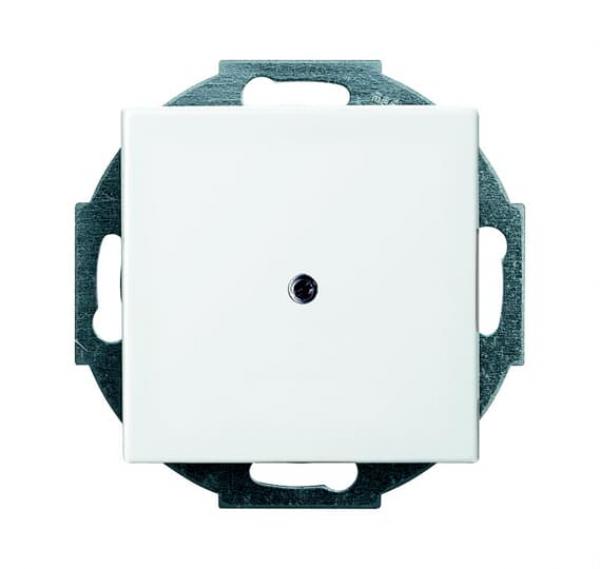 B+J balance SI Leitungsausslass Abdeckungen alpinweiss 2527-914