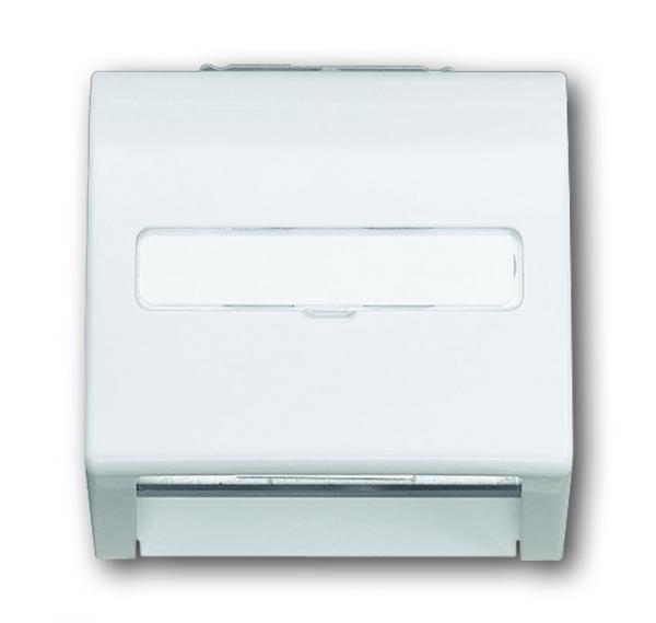 B+J Zentralscheibe, alpinweiss, impuls, Abdeckungen fuer Datenkommunikation 1758-74