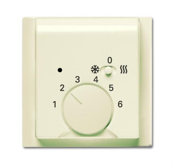 B+J impuls Zentralscheibe, elfenbein/weiss Bedienelemente fuer Raumtemperaturregler 1795 HKEA-72