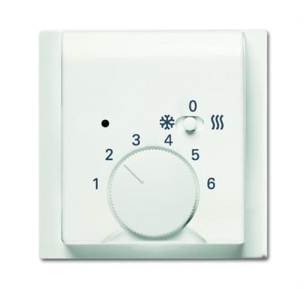 B+J future¨ linear, Abdeckung fuer Raumtemperaturregler studioweiss matt 1795 HKEA-774