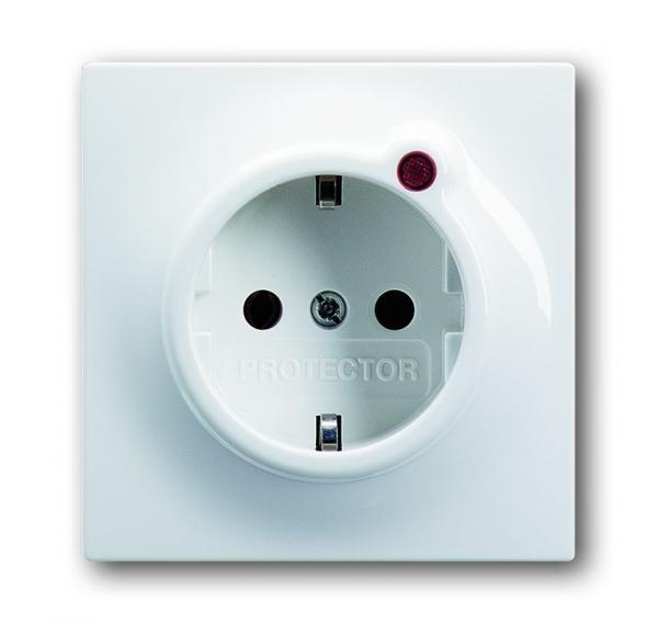 B+J impuls, Steckdose Busch-Protector alpinweiss 2310 EUGL/VA-74-11