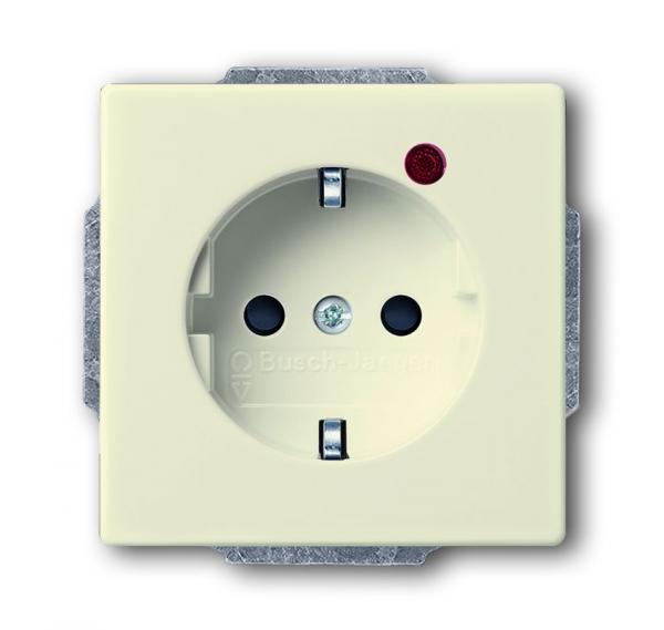 B+J Busch-Protector,Steckdosen-Einsatz, elfenbeinweiss 2310 EUGL/VA-82-11