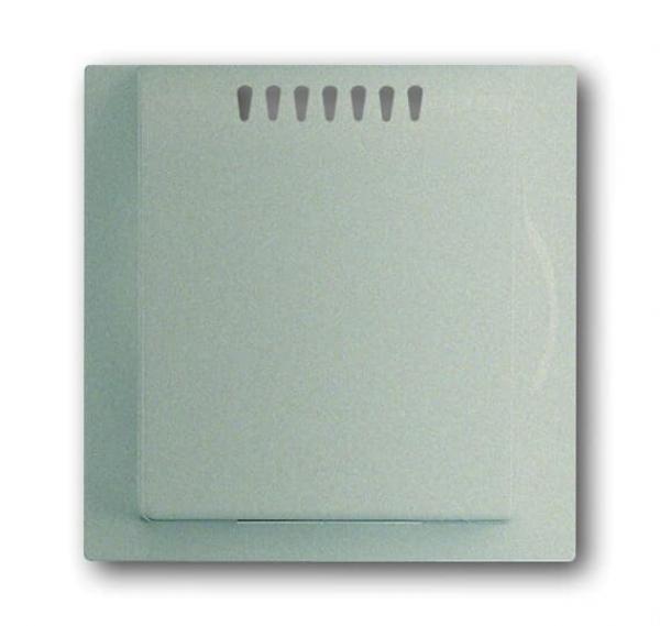 B+J Zentralscheibe, champagner metallic, impuls, Bedienelemente fuer Dimmer 6541-79