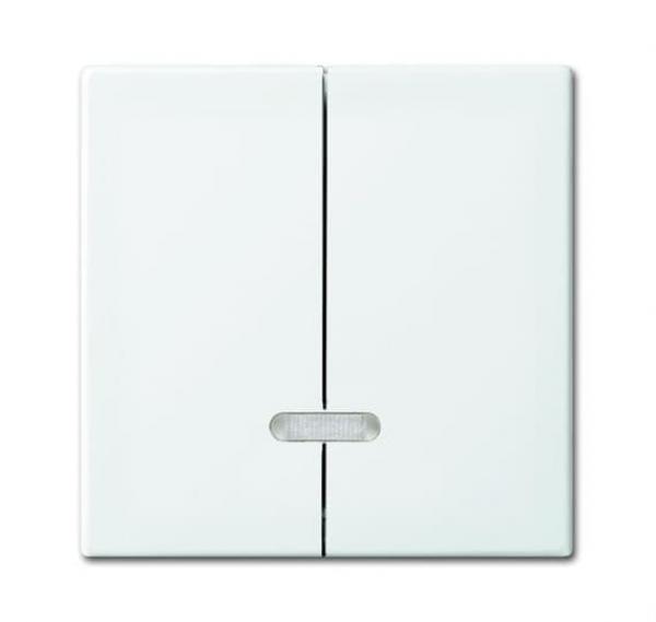 B+J balance SI Seriien Tast Dimmer Abdeckung alpinweiss 6545-914