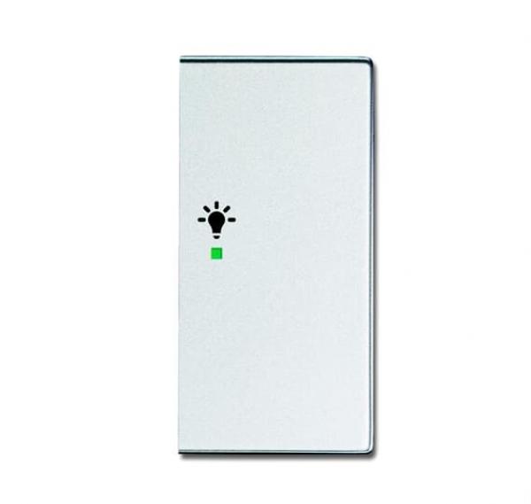 B+J Wippe, alusilber, Busch-free@home, Abdeckungen 6231-22-83