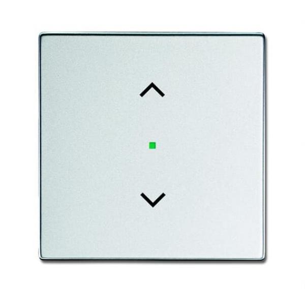 B+J Wippe, alusilber, Busch-free@home, Abdeckungen 6232-10-83