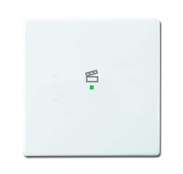 B+J Wippe, studioweiss, Busch-free@home, Abdeckungen 6233-10-84