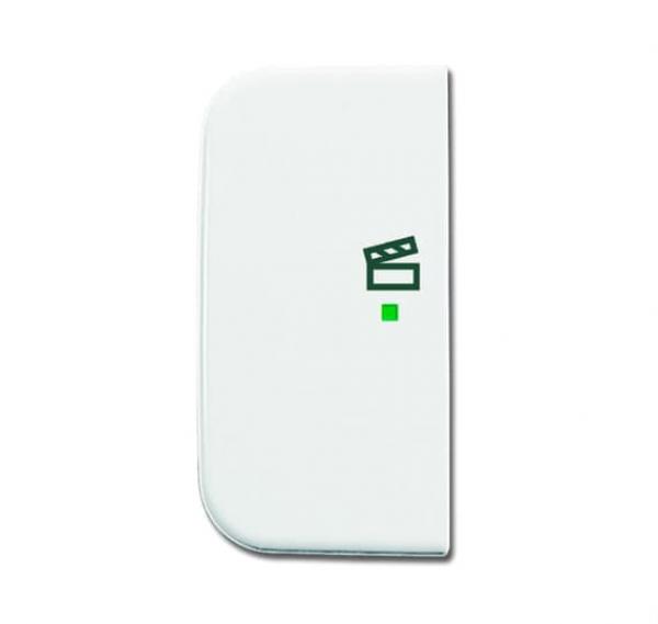 B+J Wippe, alpinweiss, Busch-free@home, Abdeckungen 6233-21-214