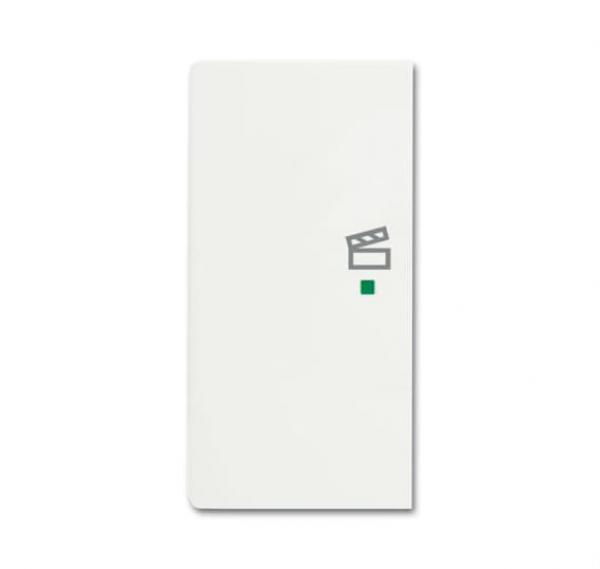 B+J Wippe, studioweiss matt, Busch-free@home, Abdeckungen future linear 6233-21-884