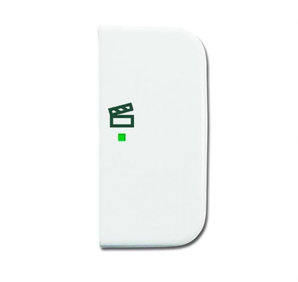 B+J Wippe, alpinweiss, Busch-free@home, Abdeckungen 6233-22-214